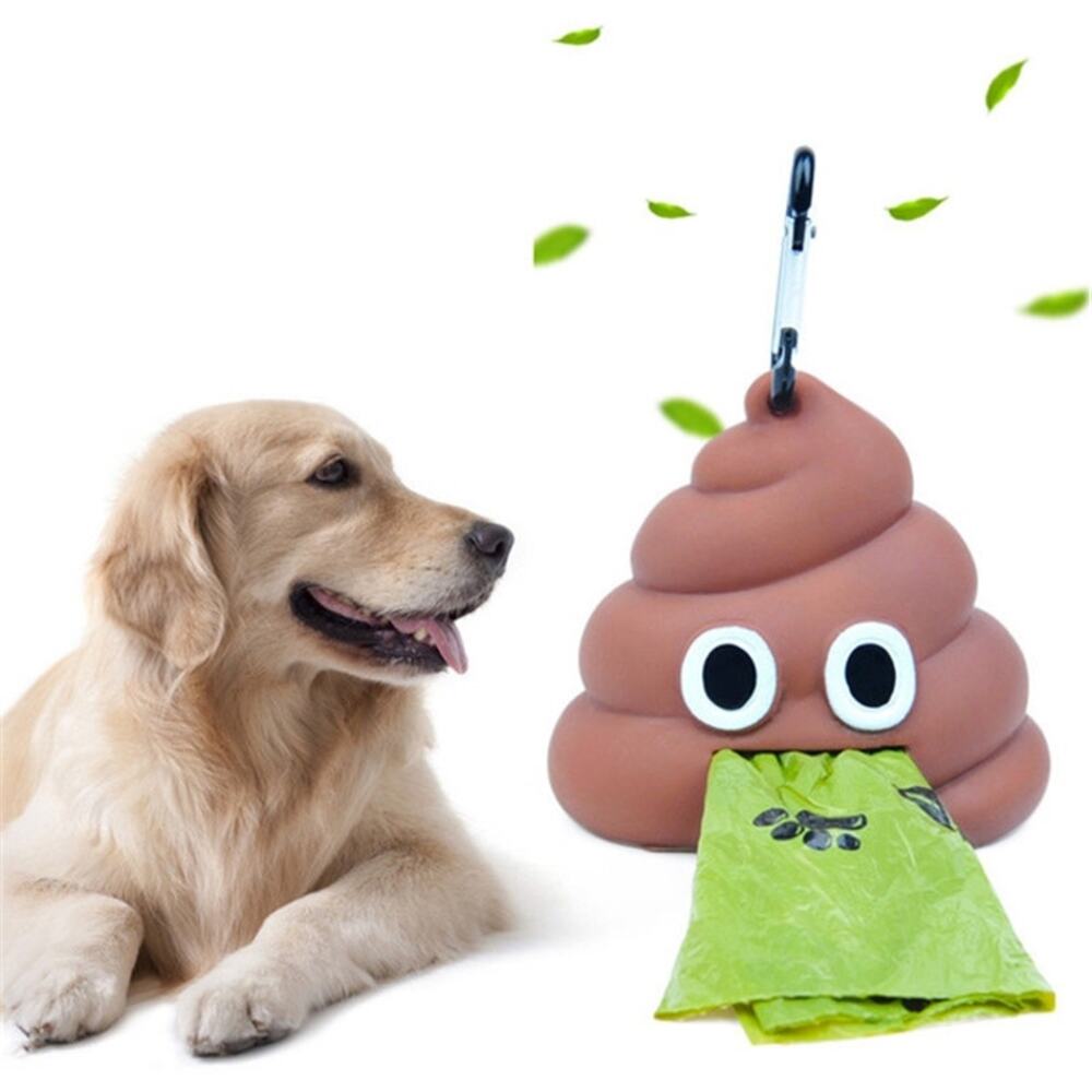 Pets Go Out Portable Soft Silicone Pet Toilet Bag Storage Box